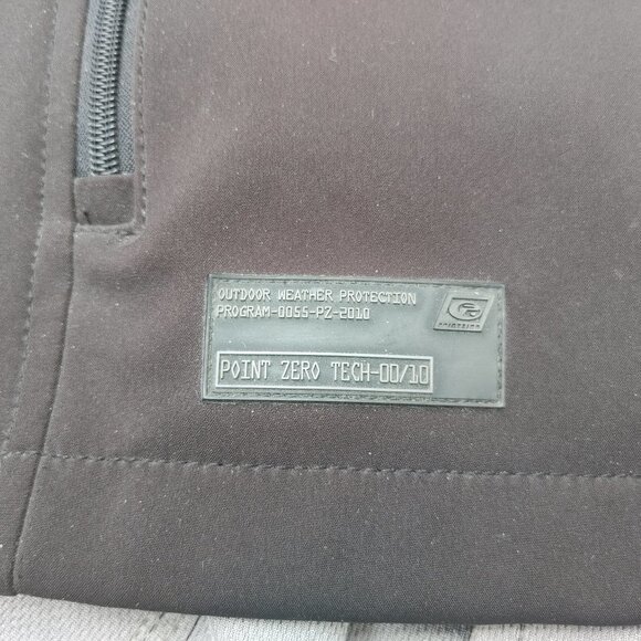 POINT ZERO Gold Edition Men's Shell Jacket Size Large Black - Picture 4 of 10